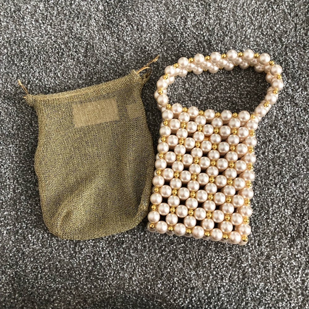 Vanina pearl beaded bag